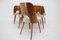 Mahogany Dining Chairs from Oswald Haerdtl, Czechoslovakia, 1960s, Set of 6 5