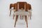 Mahogany Dining Chairs from Oswald Haerdtl, Czechoslovakia, 1960s, Set of 6, Image 8