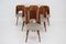 Mahogany Dining Chairs from Oswald Haerdtl, Czechoslovakia, 1960s, Set of 6 3