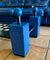 Tavolino da caffè geometrico blu, anni '80, Immagine 9