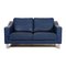 Blue Leather Two-Seater Sofa from Leolux 1