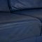 Blue Leather Three-Seater Sofa from Leolux, Image 3