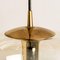 Smoked Brown Glass & Brass Pendant Lights from Peill & Putzler, 1960s, Set of 2 10