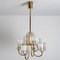 Crystal Glass Chandelier from Peill & Putzler, Germany, 1970s 3