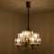 Crystal Glass Chandelier from Peill & Putzler, Germany, 1970s 13