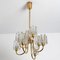 Crystal Glass Chandelier from Peill & Putzler, Germany, 1970s, Image 1