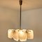 Glass & Brass Pendant Light by J.T. Kalmar, Austria, 1960s 14