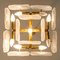 Glass & Brass Pendant Light by J.T. Kalmar, Austria, 1960s, Image 16