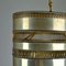 Metal Pendant Lamp with Brass and Copper Decorations 15