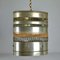 Metal Pendant Lamp with Brass and Copper Decorations 10