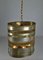 Metal Pendant Lamp with Brass and Copper Decorations, Image 4