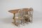 Tavolo da pranzo in legno di pino, arte popolare svedese, Immagine 4