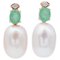 Boucles d'Oreilles en Or Rose 18 Carats, Set de 2 1