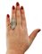 White Gold and Silver Ring with Diamonds and Rock Crystal, Image 9