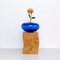 Wood and Murano Glass Q Vase from 27 Woods for Chinese Artificial Flowers by Ettore Sottsass 12