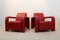 Vintage Italian Leather Armchairs from Marinelli, Set of 2 9
