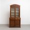 Antique Spanish Pinewood and Glass Wardrobe, 1900s 2