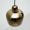 Goldene Bell Hängelampe von Alvar Aalto, 1950er 4