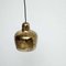 Lámpara colgante Bell dorada de Alvar Aalto, años 50, Imagen 6