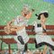 Popeye and Olivia, 1970s, Mosaic, Fabric & Steel, Image 16