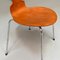 Mid-Century Curved Wood and Legs Ant Chair by Fritz Hansen, 1970s, Image 6