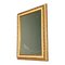 Mid-Century Italian Rectangular Mirror with Drawing, 1940s 1