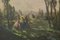 Classical Ladies in a Landscape, 20th-Century, Oil on Canvas, Framed 3