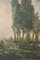 Dame classiche in un paesaggio, XX secolo, Olio su tela, con cornice, Immagine 5