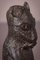 Afrikanische Benin Bronze Leopard Skulptur, 20. Jh 6