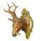 Antique Black Forest Carved Wood Deer Head, 1850s, Image 2