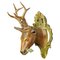Antique Black Forest Carved Wood Deer Head, 1850s 1