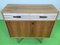 Vintage Sideboard mit Zwei Schubladen & Verzierungen aus Messing, 1950er 2