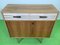 Vintage Sideboard with Two Drawers and Brass Decorations, 1950s, Image 2