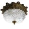 Crystal Glass Kronaru Ceiling Lamp, Image 1