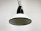 Small Vintage Soviet Industrial Pendant Light in White Enamel, 1960s 7