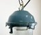 Industrial Soviet Bunker Pendant Light in Blue, 1970s, Image 6