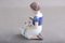 B&G 2316 Mädchen mit kleinen Hunden Figur von Bing & Grondahl 3