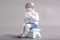 Underglaze Model B&G 1713 Milk-Drinking Boy Figure by Ingeborg Plockross Irminger, Denmark, 1960s 5