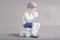 Underglaze Model B&G 1713 Milk-Drinking Boy Figure by Ingeborg Plockross Irminger, Denmark, 1960s, Image 6