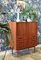 Danish Teak Cabinet with Two Sliding Doors & Three Drawers 11