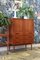 Danish Teak Cabinet with Two Sliding Doors & Three Drawers 10