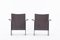 Vintage Armchairs in Leather by Tito Agnoli for Matteo Grassi, 1970, Set of 2 5