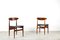 Teak and Leatherette Dining Chairs, 1960s, Set of 4 5