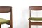 Mid-Century Teak and Velvet Dining Chairs, 1960s, Set of 4 4