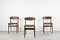 Mid-Century Teak and Velvet Dining Chairs, 1960s, Set of 4 6