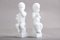 No. 2230 and 2231 Figures in Blanc de Chine by Sv. Lindhart for Bing & Grondahl, 1970-1982, Set of 2 1