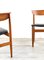 Teak and Leatherette Dining Chairs, 1960s, Set of 4 7