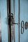 Antique Oversized Blue Iron Double Doors, 1880s, Image 17