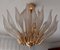 Lámpara de techo vintage de cristal de Murano de Franco Luce, Imagen 1