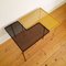 Tables Domino Mid-Century Noires et Jaunes, Set de 2 4